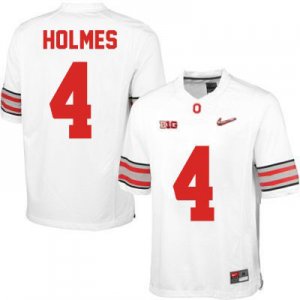 Men's NCAA Ohio State Buckeyes Santonio Holmes #4 College Stitched Diamond Quest Authentic Nike White Football Jersey TU20W40RT